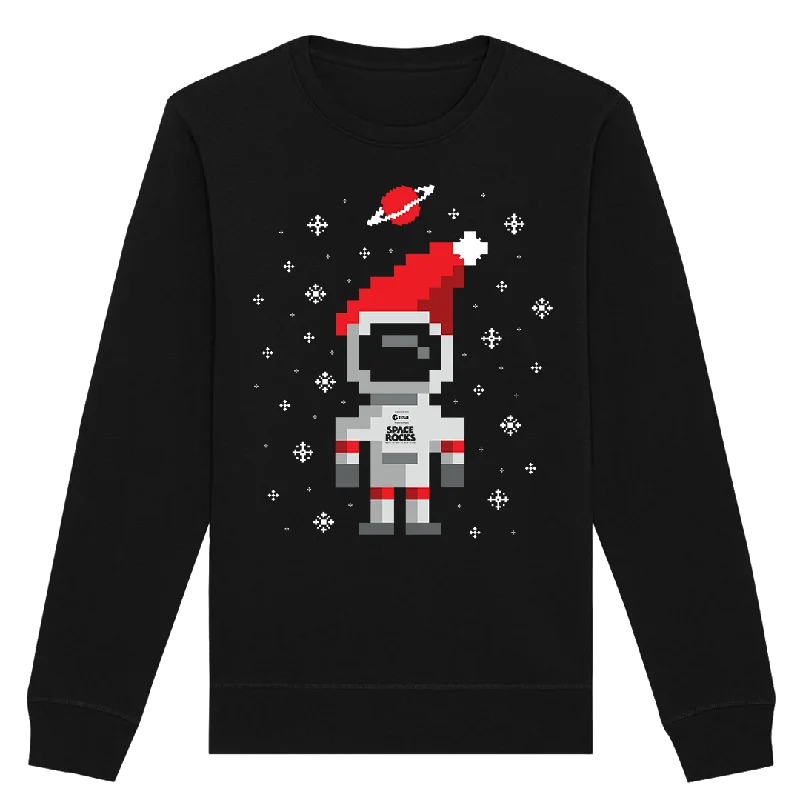 Xmas 8-Bit Crewneck Sweatshirt - Black